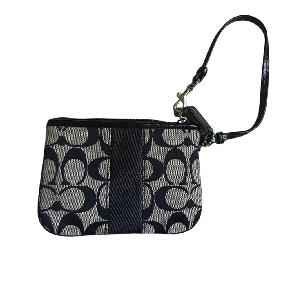 Coach signature wristlet